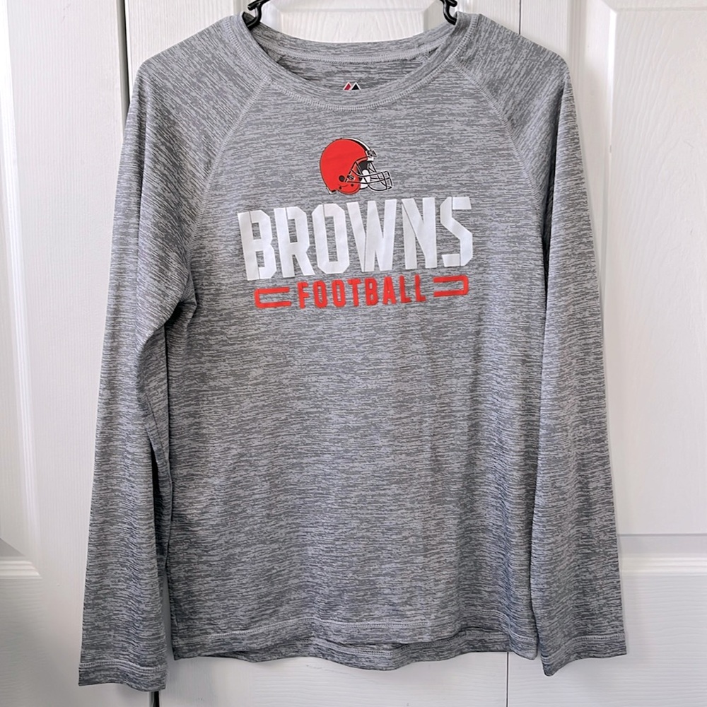 women’s browns football long sleeve shirt